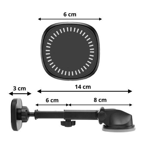 UCHWYT SAMOCHODOWY NA TELEFON MAGNETO