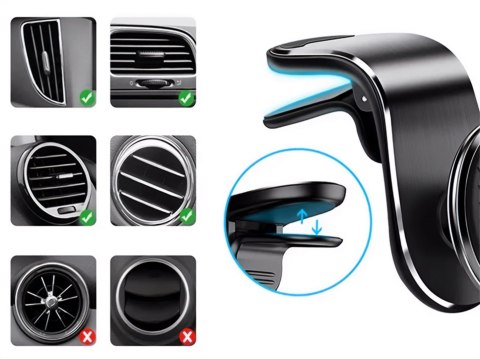 UCHWYT SAMOCHODOWY NA TELEFON MINIMAG