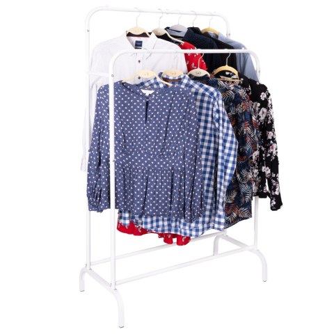 WIESZAK STOJĄCY PODWÓJNY BAGRUS BIAŁY