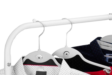 WIESZAK STOJĄCY PODWÓJNY BAGRUS BIAŁY