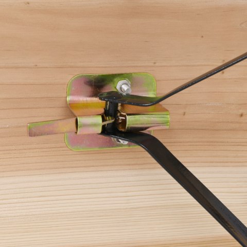 ZESTAW STALOWO-DREWNIANY LAGER: STÓŁ + 2 ŁAWKI 220 CM