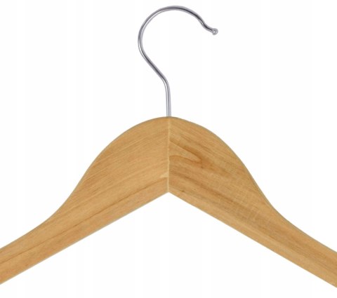 DREWNIANY WIESZAK Z KLIPSAMI HENRYK 5 SZTUK