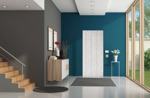 DRZWI HARMONIJKOWE 001P DĄB ALASKA MAT - 100 CM