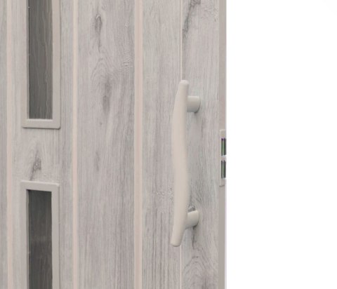 DRZWI HARMONIJKOWE 005S DĄB ALASKA MAT - 80 CM