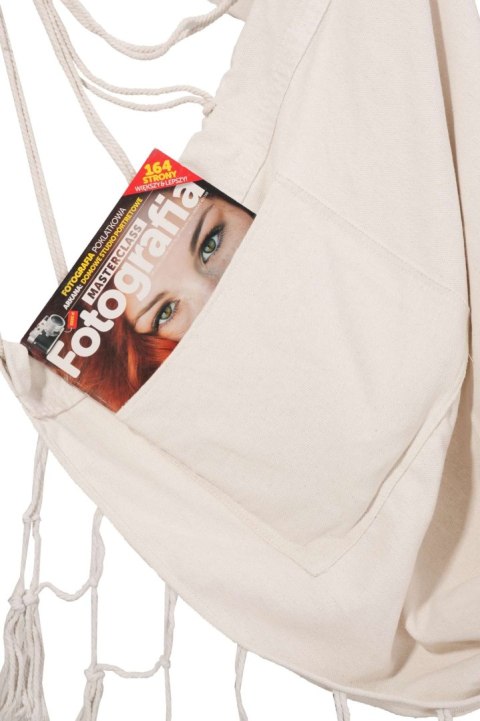 HAMAK BRAZYLIJSKI KRZESŁO WISZĄCE BAHIO BEŻOWE