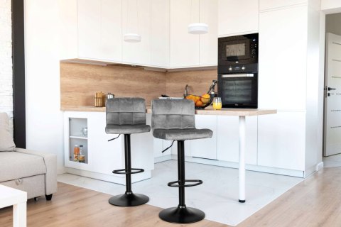 HOKER BAROWY ARAKO BLACK GRAFITOWE VELVET