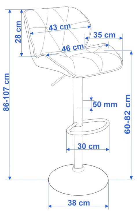 HOKER BAROWY GRAPPO BLACK CZARNY VELVET