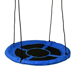 HUŚTAWKA OGRODOWA BOCIANIE GNIAZDO ROMEK NIEBIESKA 100 CM