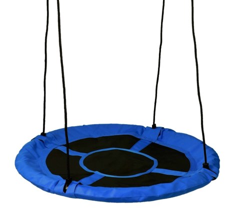 HUŚTAWKA OGRODOWA BOCIANIE GNIAZDO ROMEK NIEBIESKA 100 CM