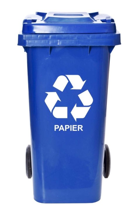 KOMPLET POJEMNIKÓW NA ODPADY 120L CZTERY KOLORY