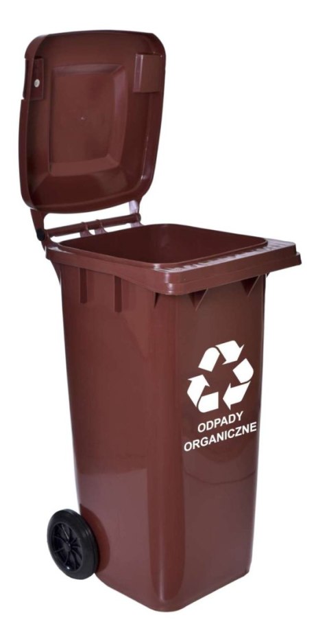 KOMPLET POJEMNIKÓW NA ODPADY 120L CZTERY KOLORY