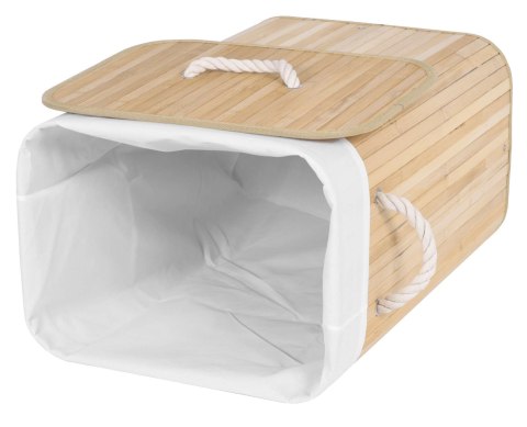 KOSZ BAMBUSOWY POJEMNIK NA PRANIE 1 KOMOROWY NATURALNY