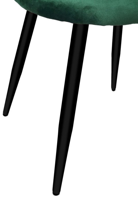 KRZESŁO TAPICEROWANE SOUL VELVET ZIELONY