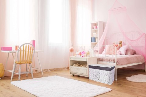 KUFER WIKLINOWY 66X40X40 CM - 105L - BIAŁO-SZARY