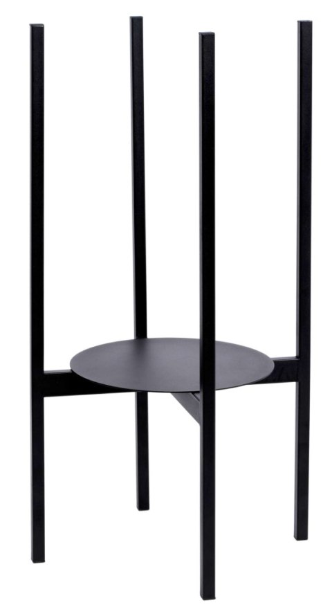 KWIETNIK STOJĄCY LOFTOWY TORRE 70 CM CZARNY