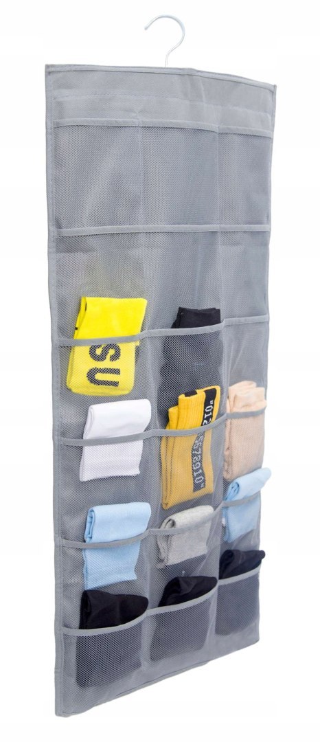 ORGANIZER WISZĄCY VITTO 30 KIESZENI SZARY