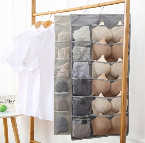 ORGANIZER WISZĄCY VITTO 30 KIESZENI SZARY