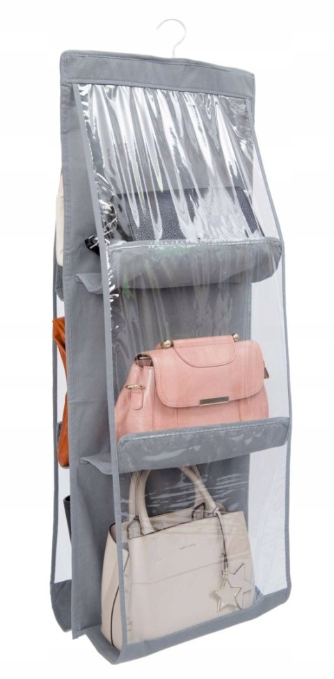 ORGANIZER WISZĄCY Z 6 PRZEGRÓDKAMI VITTO SZARY