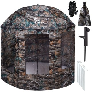 PARASOL WĘDKARSKI NAMIOT Z OSŁONĄ JUKON MASKUJĄCY
