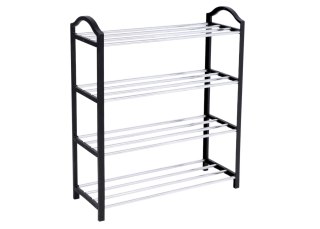 PÓŁKA NA BUTY NOLA CZARNO-SREBRNA