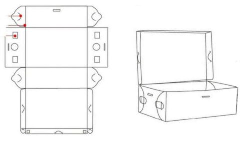 PUDEŁKO NA BUTY PP Z POKRYWKĄ KOMPLET 3 SZTUK