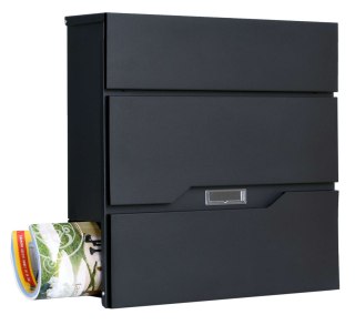 SKRZYNKA POCZTOWA NA LISTY VIDAR CZARNA