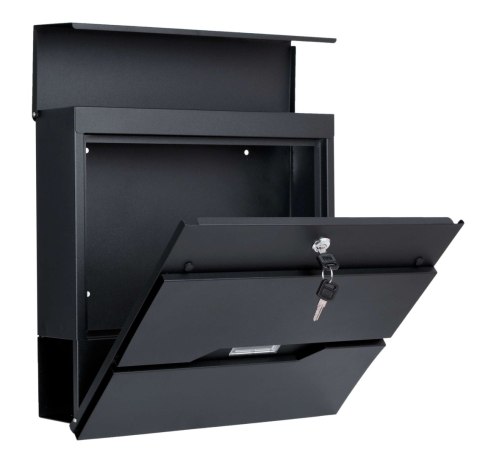 SKRZYNKA POCZTOWA NA LISTY VIDAR CZARNA