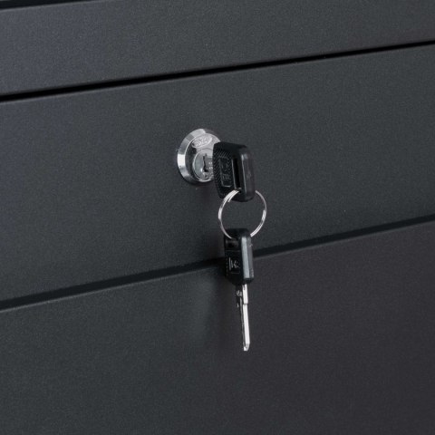 SKRZYNKA POCZTOWA NA LISTY VIDAR CZARNA