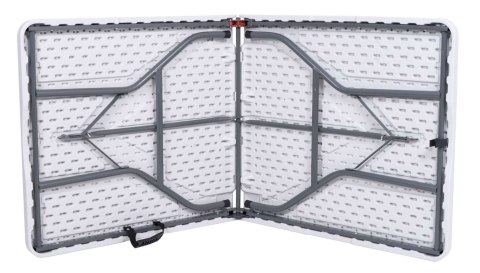 STÓŁ CATERINGOWY RICO SKŁADANY W WALIZKĘ 152 CM BIAŁY