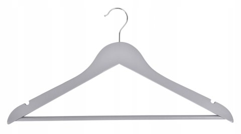 WIESZAK DO SZAFY RONDO KOMPLET 100 SZT SZARY DREWNO