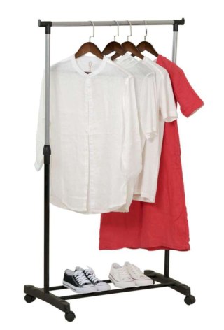 WIESZAK GARDEROBIANY NA KÓŁKACH VERA REGULOWANY - POJEDYNCZY