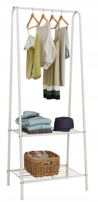 WIESZAK STOJĄCY NA UBRANIA OLIVIER BIAŁY