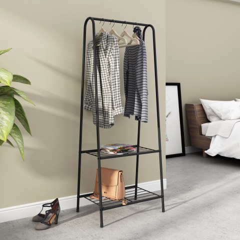 WIESZAK STOJĄCY NA UBRANIA OLIVIER CZARNY LOFT