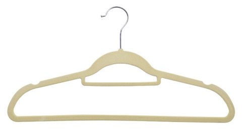 WIESZAK WELUROWY MAXI KOMPLET 100 SZT BEŻOWY