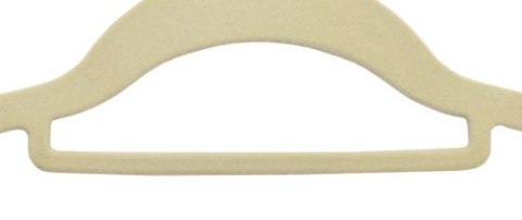 WIESZAK WELUROWY MAXI KOMPLET 100 SZT BEŻOWY