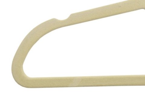 WIESZAK WELUROWY MAXI KOMPLET 100 SZT BEŻOWY