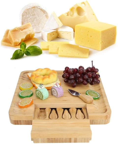 BAMBUSOWA DESKA DO PRZEKĄSEK I SERÓW ESTERA