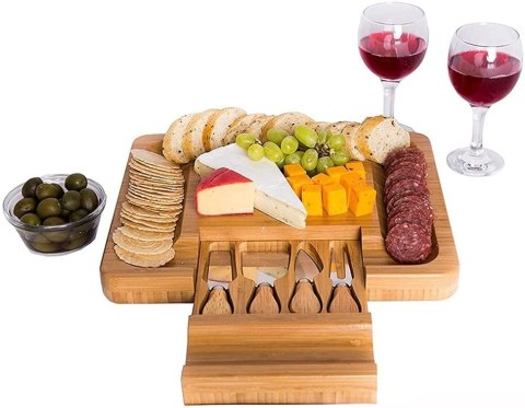 BAMBUSOWA DESKA DO PRZEKĄSEK I SERÓW ESTERA
