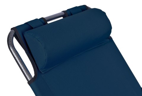 FOTEL LEŻAK LEON GRANATOWY