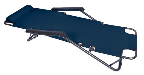 FOTEL LEŻAK LEON GRANATOWY