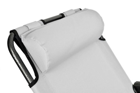 FOTEL LEŻAK LEON SZARY