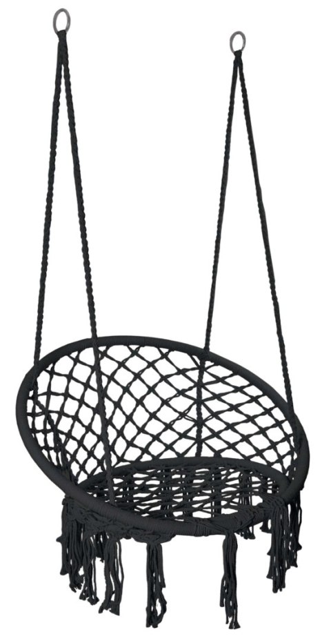 FOTEL WISZĄCY BOCIANIE GNIAZDO TOGO CZARNY