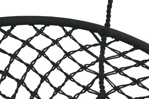 FOTEL WISZĄCY BOCIANIE GNIAZDO TOGO CZARNY