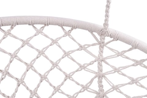 FOTEL WISZĄCY BOCIANIE GNIAZDO TOGO KREMOWY PODUSZKI