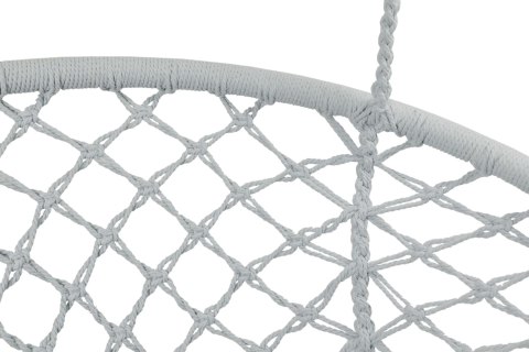 FOTEL WISZĄCY BOCIANIE GNIAZDO TOGO SZARY PODUSZKI