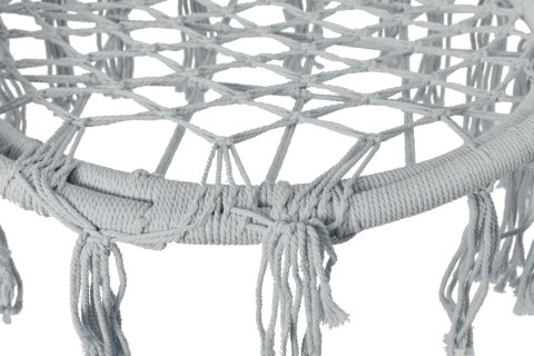 FOTEL WISZĄCY BOCIANIE GNIAZDO TOGO SZARY PODUSZKI