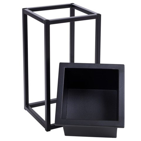 KWIETNIK CONCOVE LOFT 40 CM CZARNY