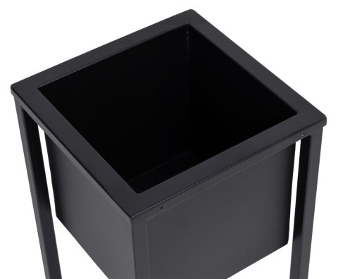 KWIETNIK CONCOVE LOFT 40 CM CZARNY