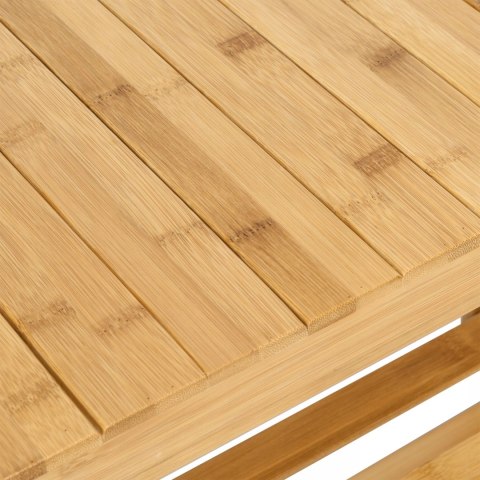 ŁAWKA REGAŁ NA BUTY MILOS Z PÓŁKAMI- BAMBUSOWY