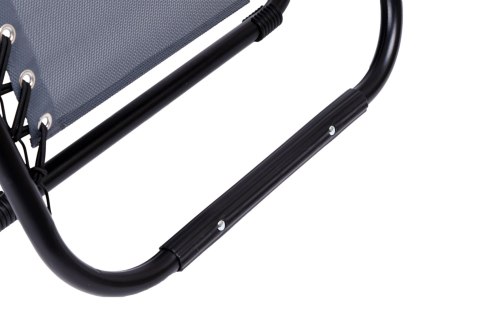 LEŻAK OGRODOWY ORION ZERO GRAVITY SZARY